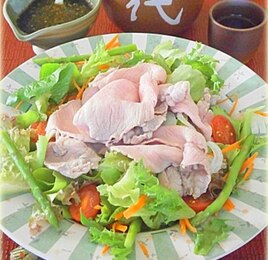 【同時料理(1)】牛しゃぶサラダ